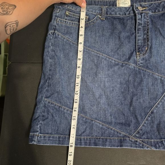 White House Black Market Denim Blue Women's Skirt Size 16 - Picture 7 of 7